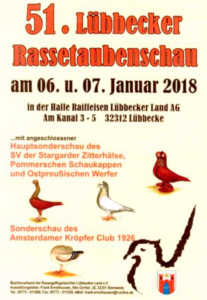 51. Lübbecker Rassetaubenschau